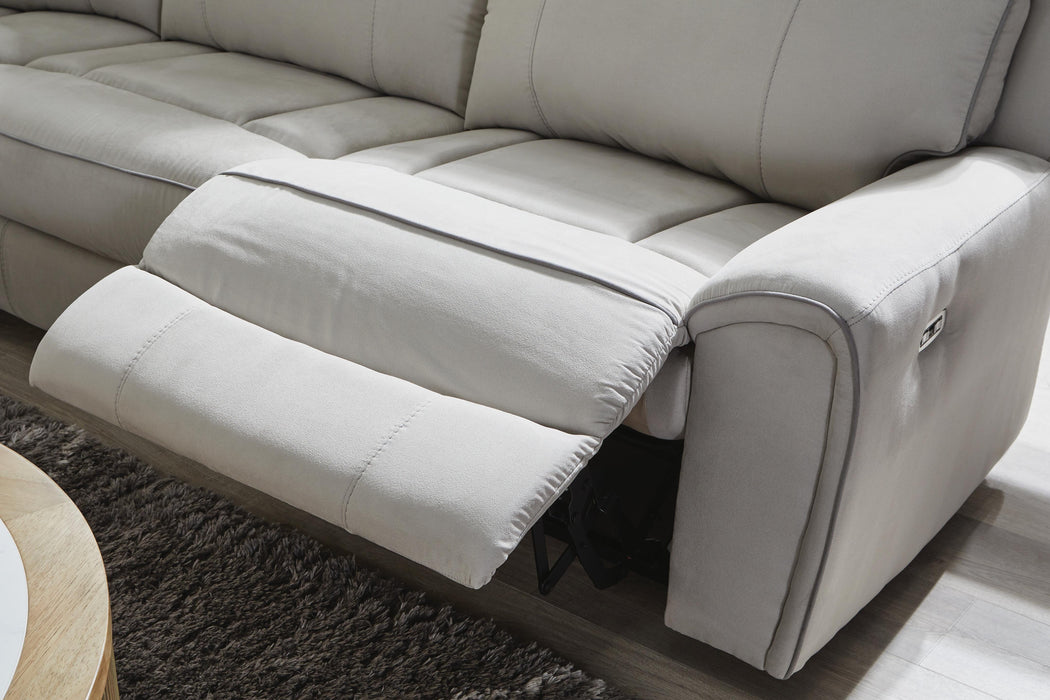 Social Pointe Power Reclining Sectional