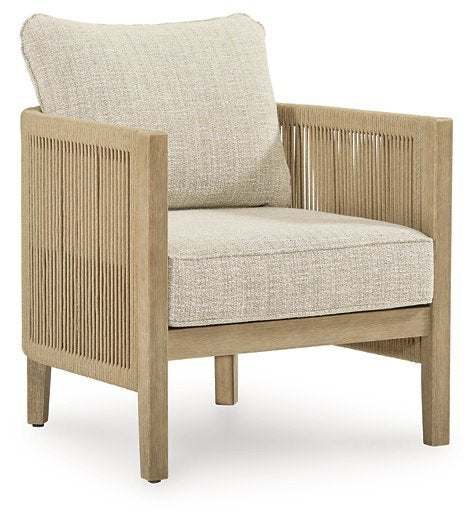Spooners Cove Outdoor Lounge Chair with Cushion (Set of 2)