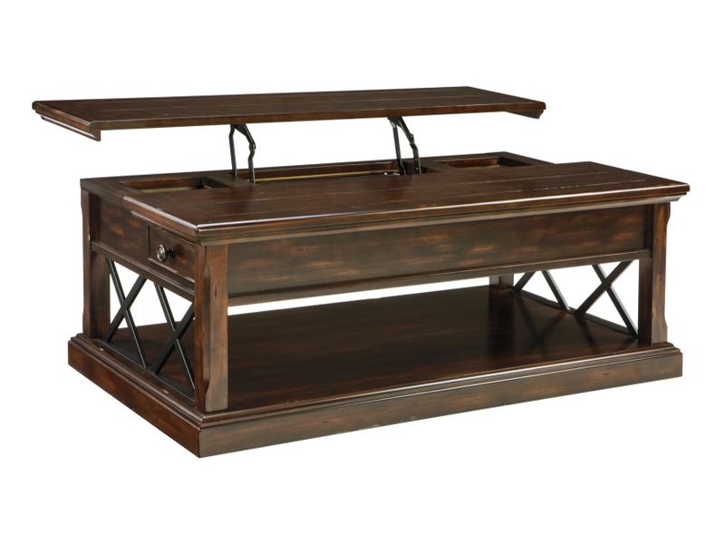 Roddington 3 piece lift top coffee table and 2 end tables